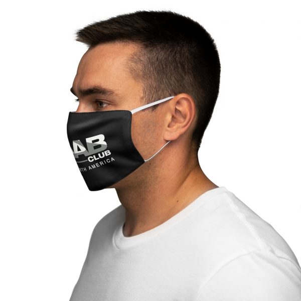 Snug-Fit Polyester Face Mask BLACK - Image 3