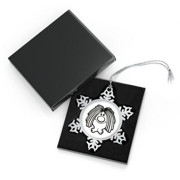 TROLL Pewter Snowflake Ornament - Image 2